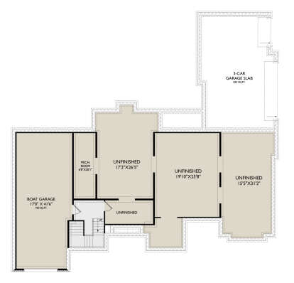 Basement for House Plan #957-00119