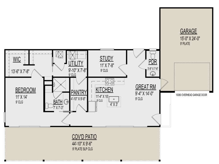 House Plan House Plan #30365 Drawing 1