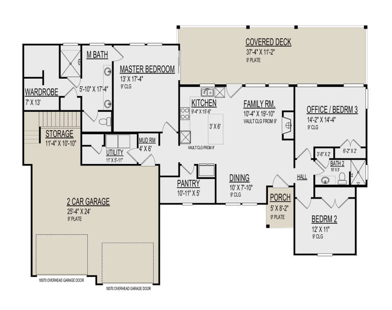House Plan House Plan #30374 Drawing 1
