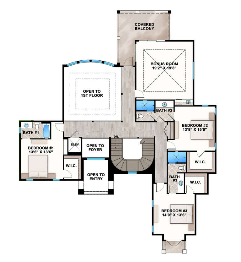 House Plan House Plan #30390 Drawing 2