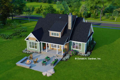 Craftsman House Plan #2865-00410 Elevation Photo