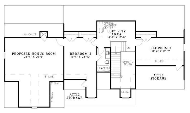 House Plan House Plan #3044 Drawing 2