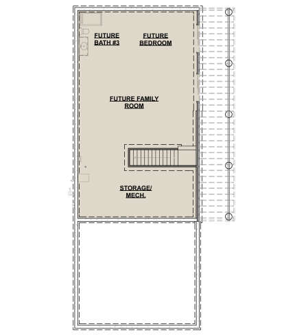 Basement for House Plan #1462-00095
