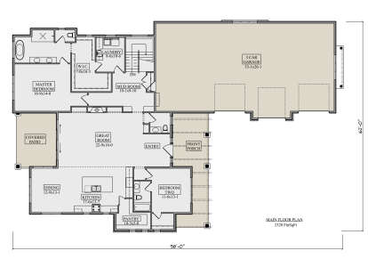 Main Floor  for House Plan #5631-00252