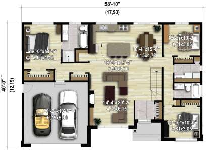Main Floor  for House Plan #6146-00581