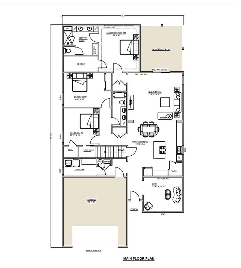 House Plan House Plan #30514 Drawing 1