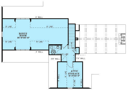 Bonus Room for House Plan #8318-00382