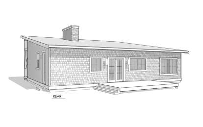 Modern House Plan #8937-00014 Elevation Photo