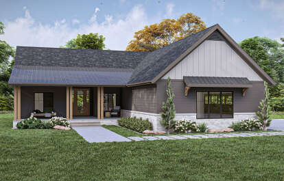 Modern Farmhouse House Plan #963-00885 Elevation Photo