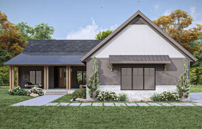 Modern Farmhouse House Plan #963-00885 Elevation Photo