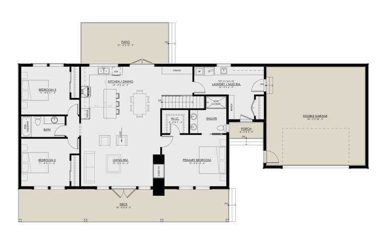 House Plan House Plan #30586 Drawing 1