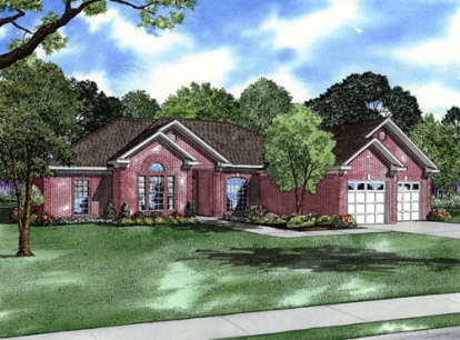 Traditional House Plan #110-00103 Elevation Photo