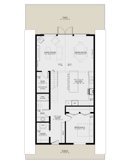 Main Floor  for House Plan #8937-00018