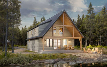 Cottage House Plan #8937-00021 Elevation Photo