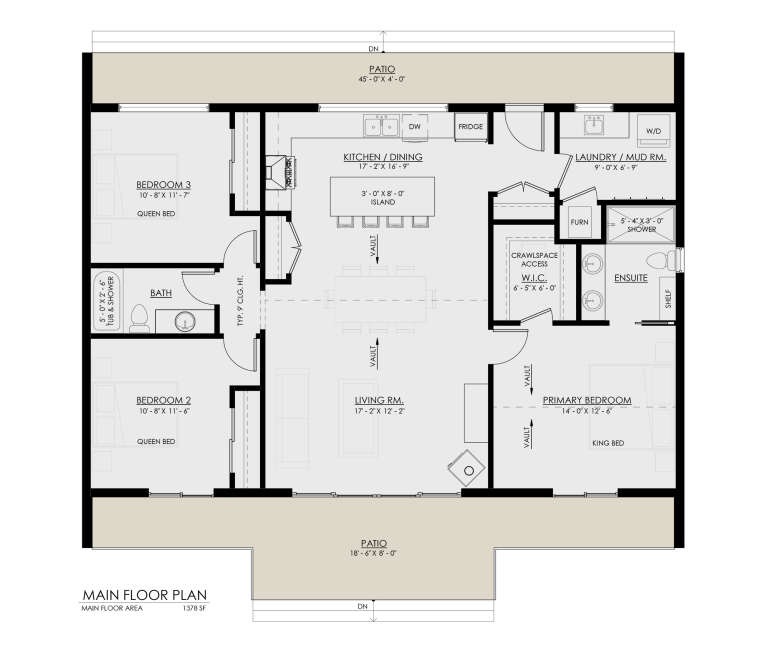 House Plan House Plan #30614 Drawing 1