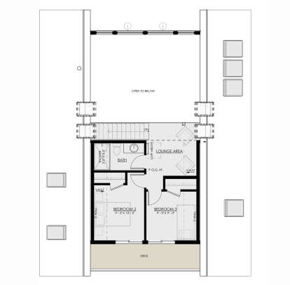 Second Floor for House Plan #8937-00032