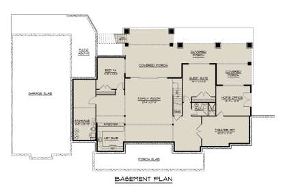 Basement for House Plan #5032-00271
