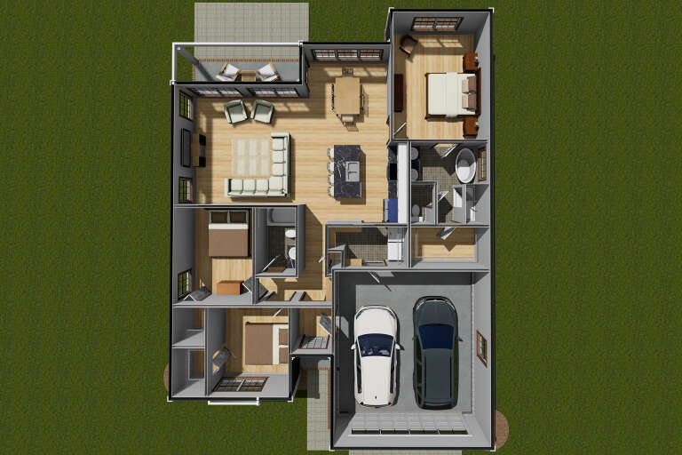 House Plan House Plan #30634 Drawing 2