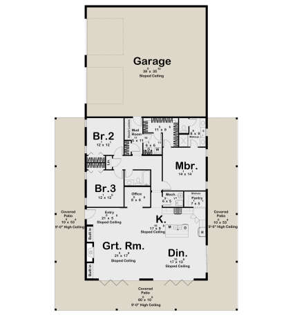 Main Floor  for House Plan #963-00888