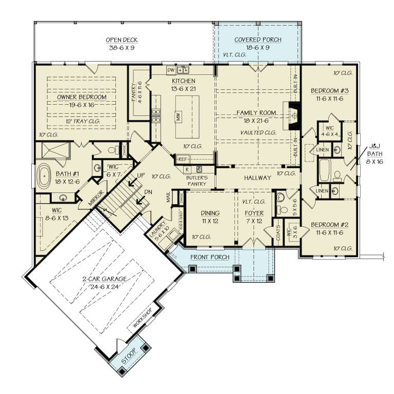 House Plan House Plan #30643 Drawing 1