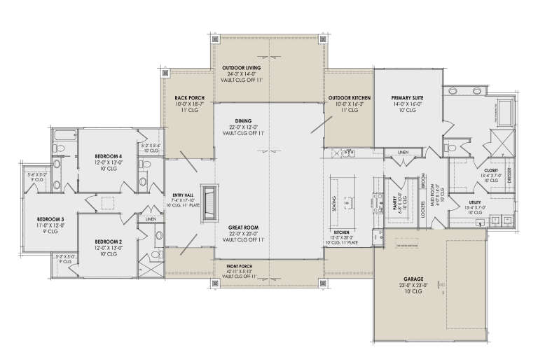 House Plan House Plan #30660 Drawing 1