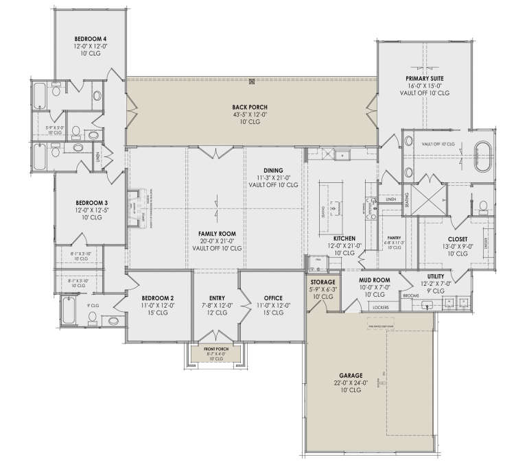 House Plan House Plan #30686 Drawing 1