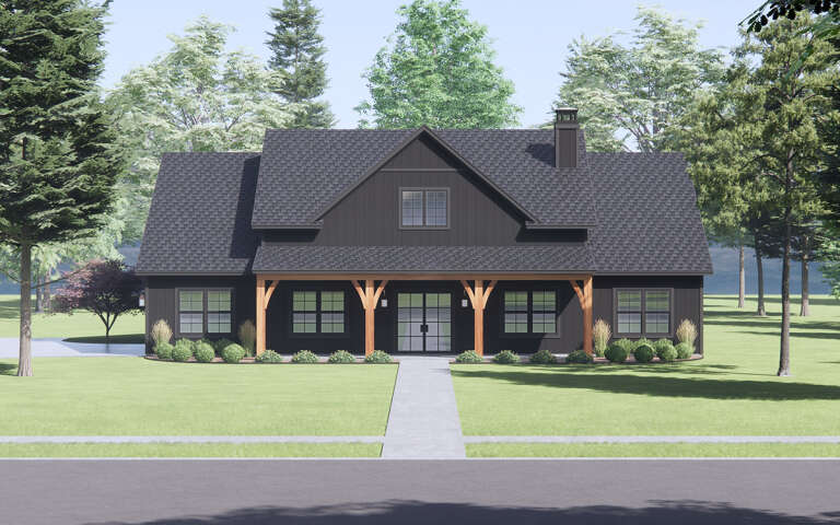 House Plan House Plan #30690 Front Elevation 