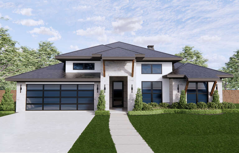 House Plan House Plan #30691 Front Elevation 