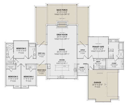 Main Floor  for House Plan #7983-00033