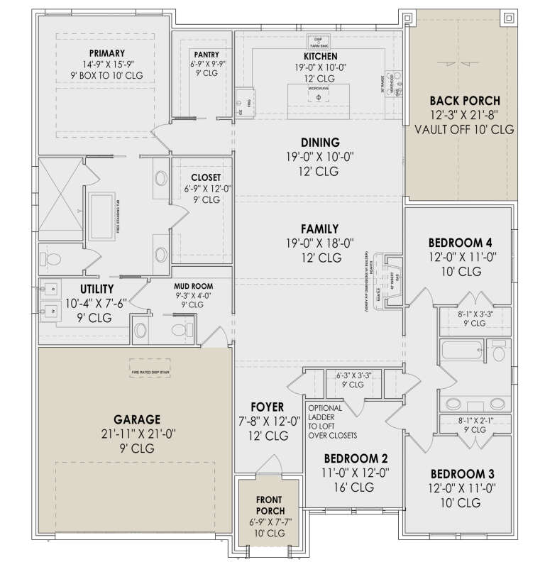 House Plan House Plan #30695 Drawing 1