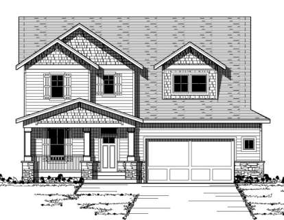 Traditional House Plan #098-00098 Elevation Photo