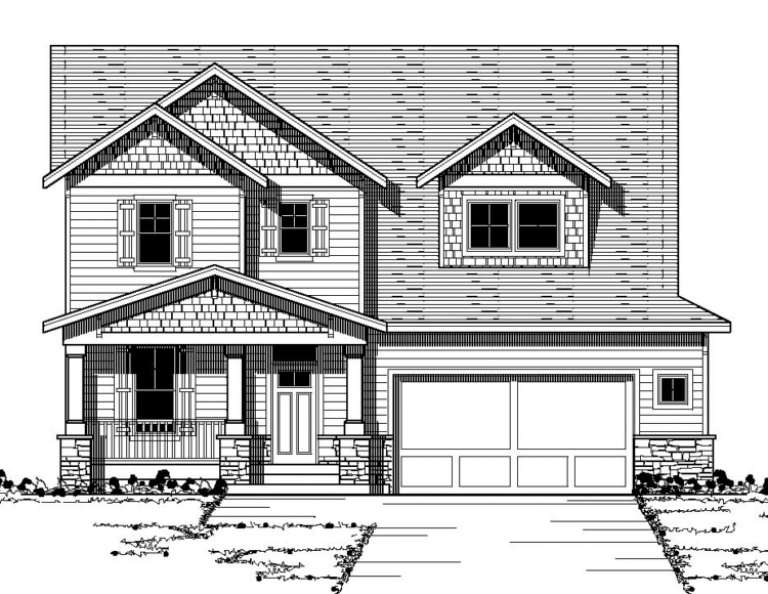 House Plan House Plan #3076 Front Elevation