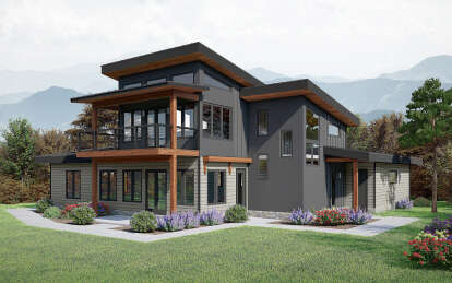 Contemporary House Plan #940-01007 Elevation Photo