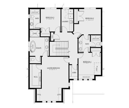 Second Floor for House Plan #8937-00072