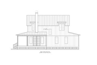 Modern Farmhouse House Plan #2473-00001 Elevation Photo