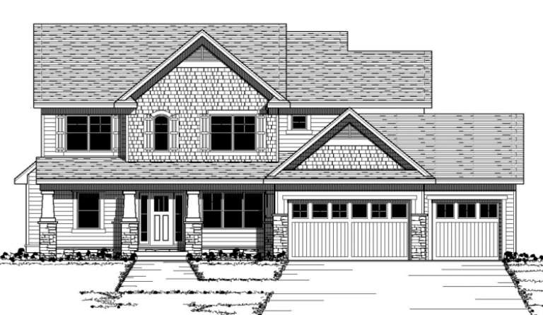 House Plan House Plan #3092 Front Elevation