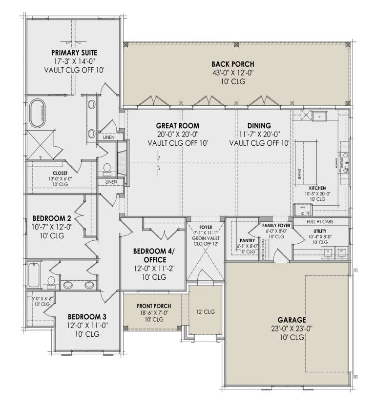 House Plan House Plan #30920 Drawing 1