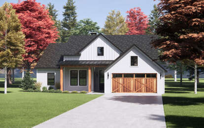Modern Farmhouse House Plan #7983-00108 Elevation Photo