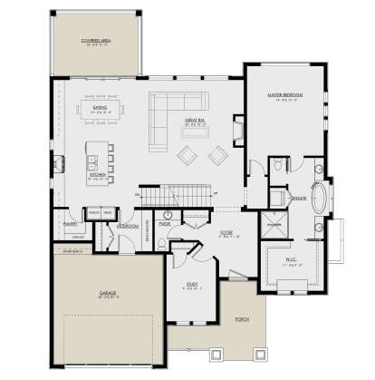 Main Floor  for House Plan #8937-00090