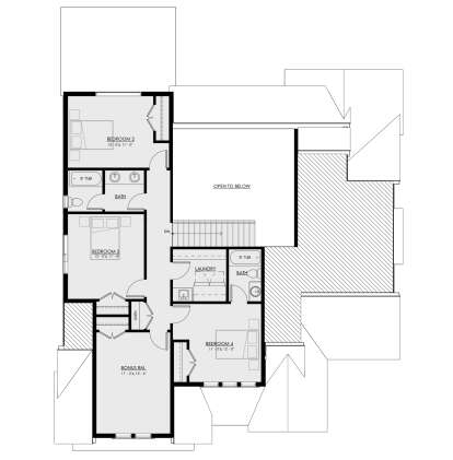 Second Floor for House Plan #8937-00090