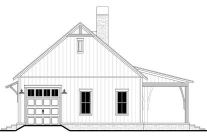 Barn House Plan #041-00357 Elevation Photo