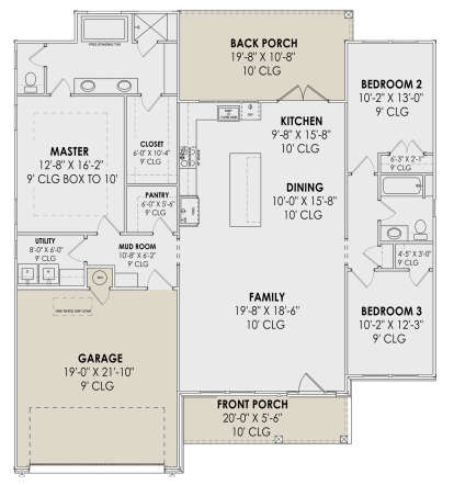 Main Floor  for House Plan #7983-00113