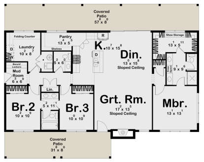 Main Floor  for House Plan #963-00944
