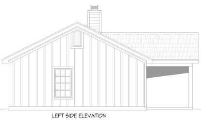 Ranch House Plan #940-01028 Elevation Photo
