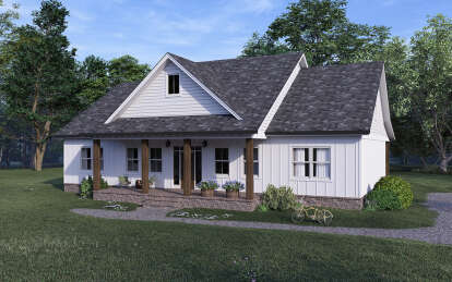 Modern Farmhouse House Plan #7174-00025 Elevation Photo