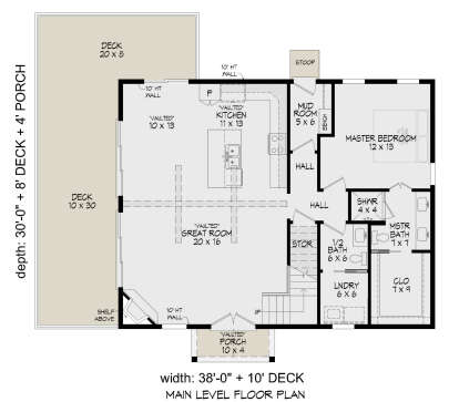 Main Floor  for House Plan #940-01035