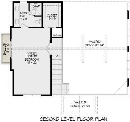 Second Floor for House Plan #940-01041