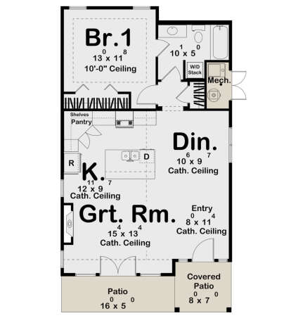 Main Floor  for House Plan #963-00979