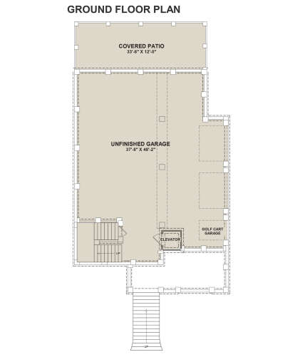 Ground Floor for House Plan #6316-00010
