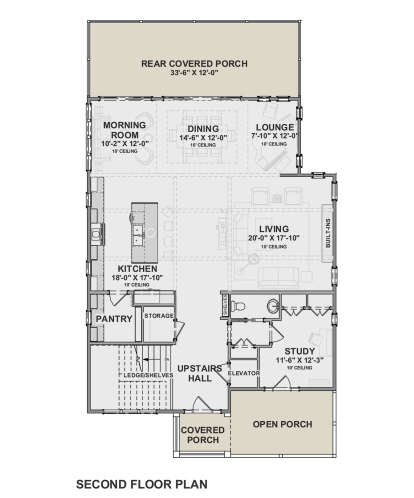 Second Floor for House Plan #6316-00010